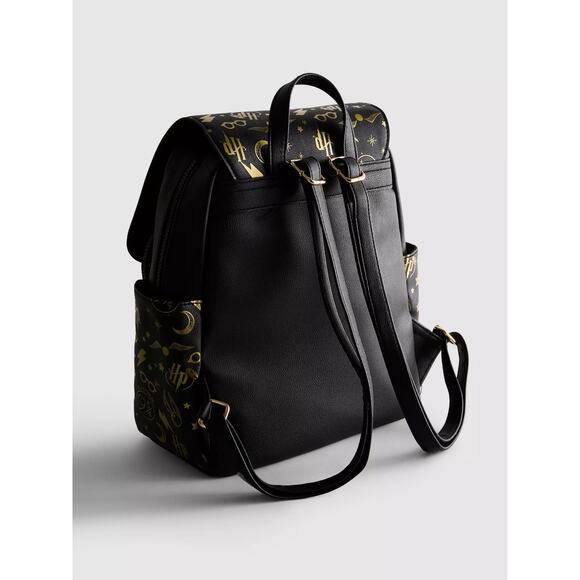 NEW Primark x Harry Potter Black and Gold Backpack main image 6